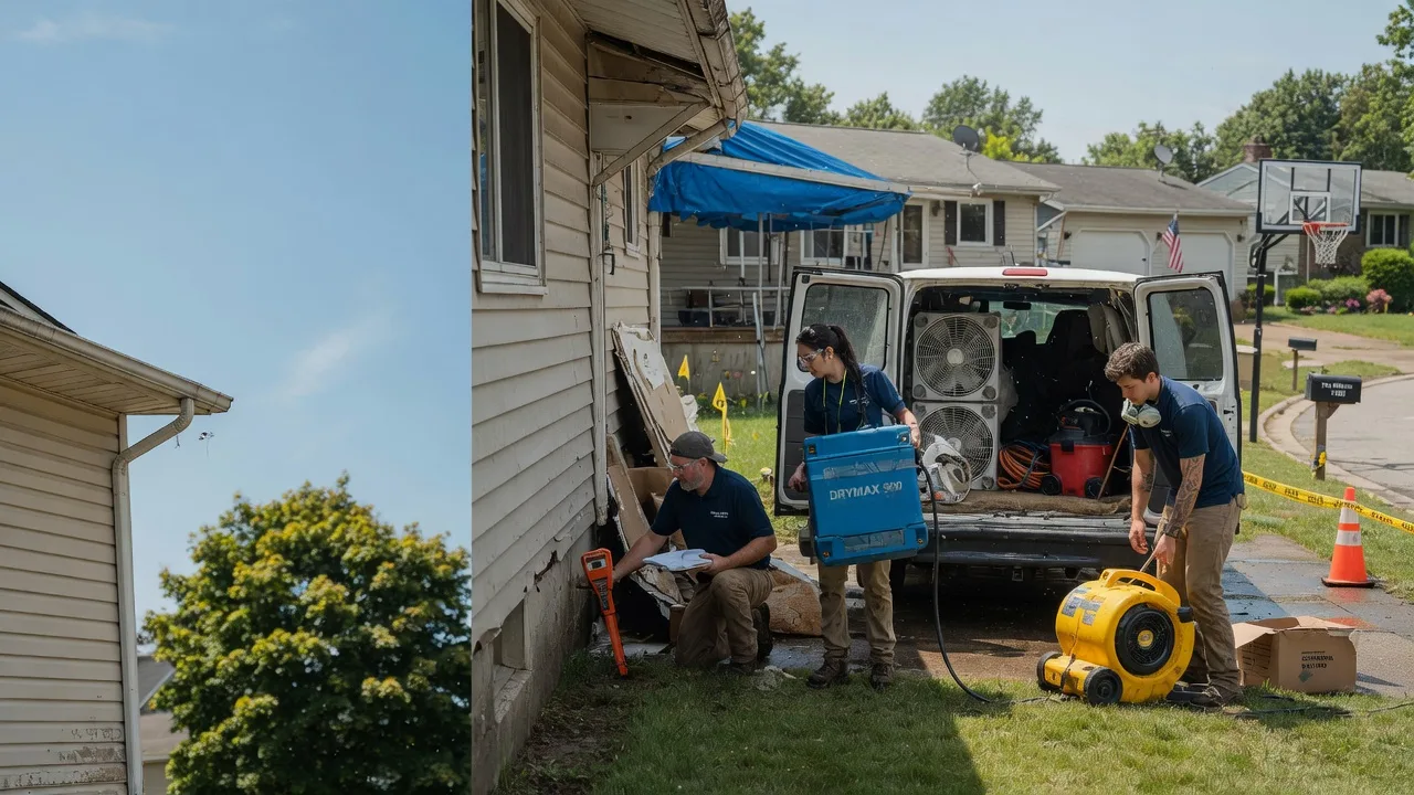 Ceiling Leak Cleanup in Harper Woods, MI near me